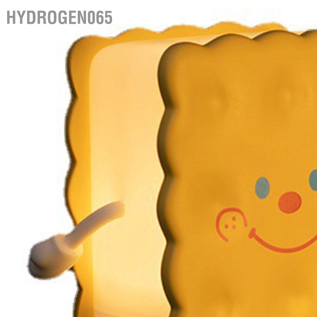 Hydrogen065 Đèn Ngủ Để Bàn LED Thiết Kế Bánh Quy Sạc USB Trang Trí Nhà Cửa Cho Văn Phòng