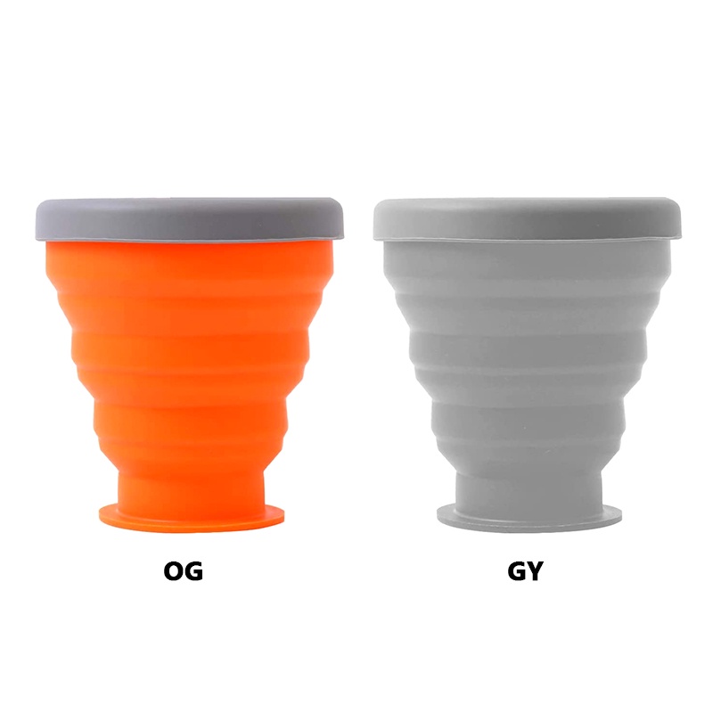 Cốc Uống Nước Du Lịch Bằng Silicone Có Thể Gấp Gọn Tiện Lợi