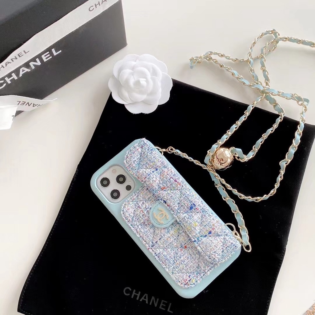 Ốp Điện Thoại Có Ngăn Đựng Thẻ Và Dây Đeo Chéo Cho Iphone14 pro Xs Max i11 12promax 8plus