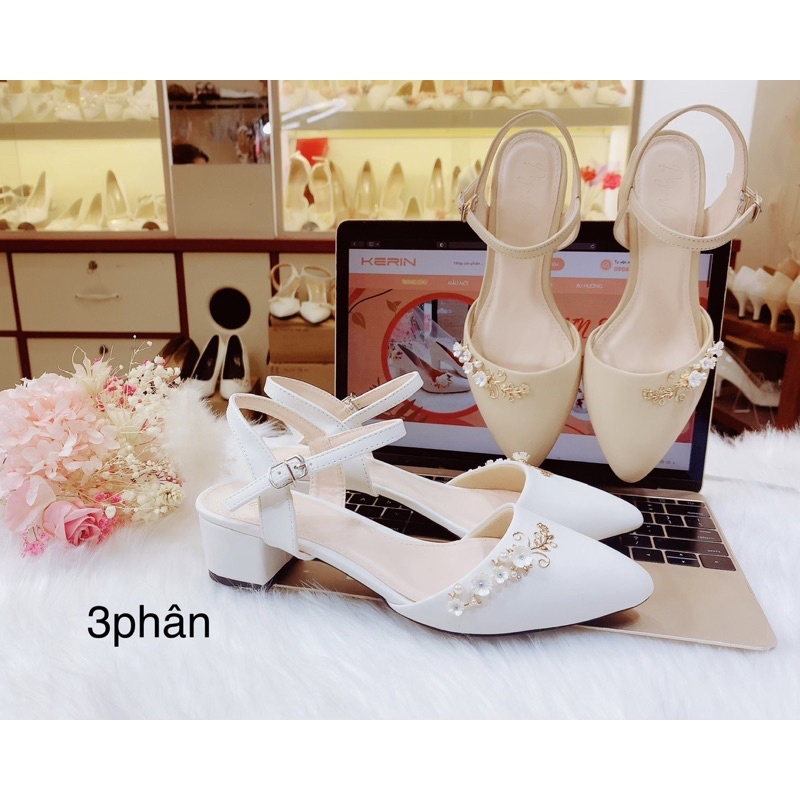 Giày 3 phân kết hoa