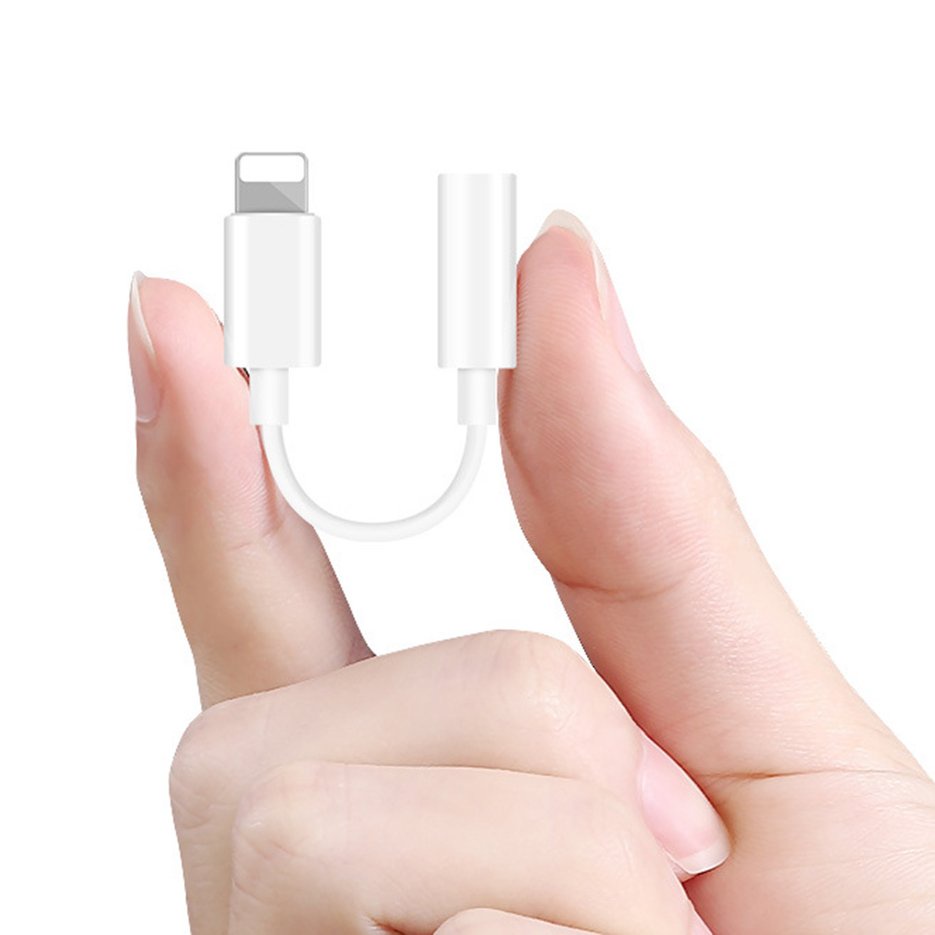 3.5mm Jack Audio Cable Adapter for iPhone X XS Max 8 7 Plus Earphone Splitter