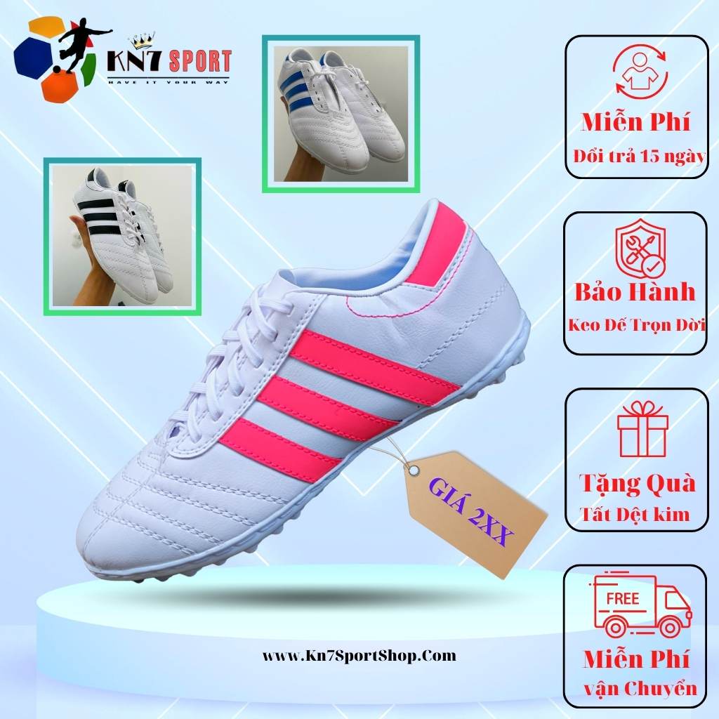 Giày bóng đá sân có nhân tạo 3 Sọc Gavie Loại 1, phiên bản da cao cấp mang ôm chân cảm giác bóng tốt - Giá sinh viên