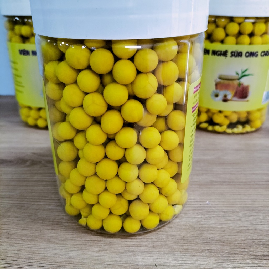 Viên Nghệ Mật Ong Sữa Ong Chúa Hũ 480g