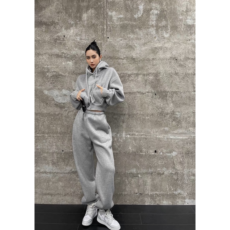 Set Áo Hoodie + Quần Dài, Vải Nỉ Trần Bông - Tharo Clothing [SET0002] | BigBuy360 - bigbuy360.vn