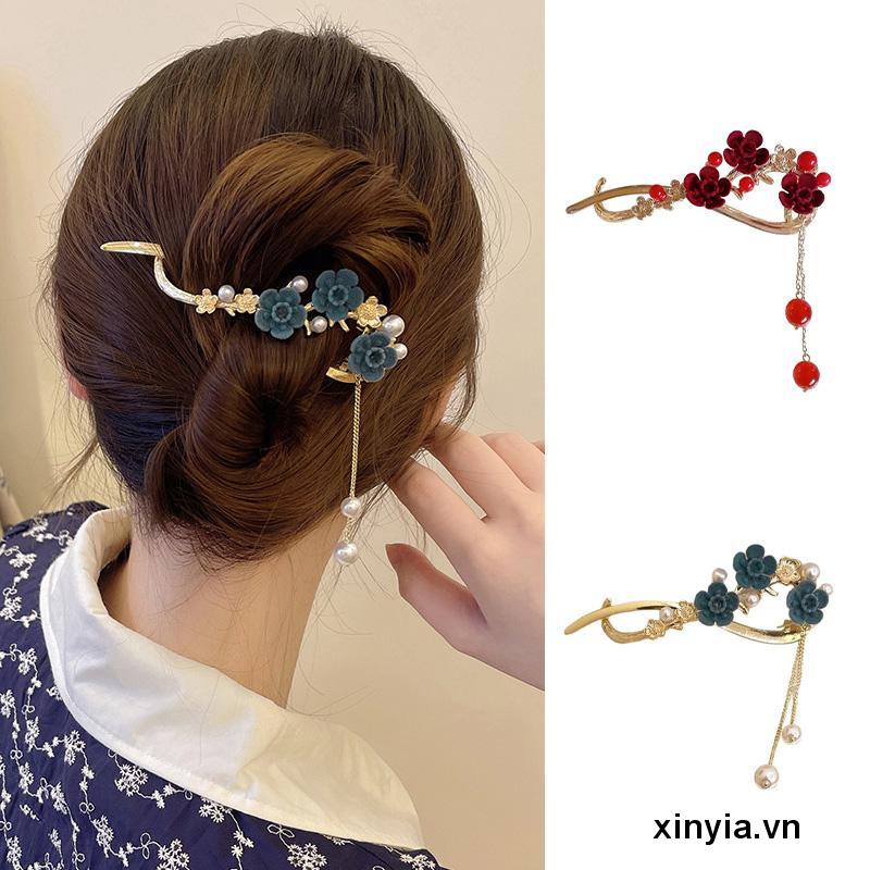 Trâm Cài Tóc Hoa Mận Cổ Tích Tinh Tế Cao Cấp Cho Nữ