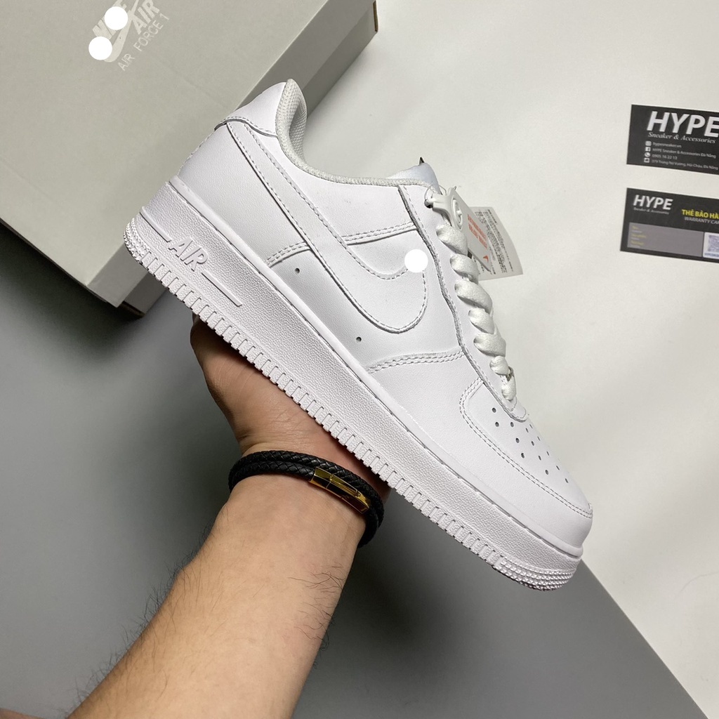 Giày Sneaker Nike_AF1 Nam Nữ Trắng Thể Thao Cổ Thấp Cao Cấp Full box + Bill