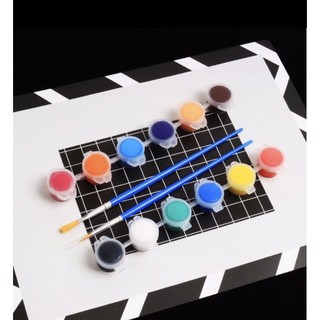 Bộ 12 màu vẽ sơn acrylic diy
