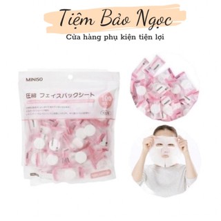 Mặt nạ giấy nén dạng viên kẹo