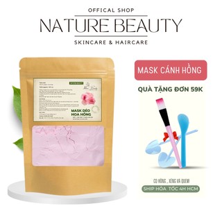 Bột nạ dẻo cánh hoa hồng - mask dẻo hoa hồng chuyên spa chăm sóc da, dưỡng trắng, săn chắc da