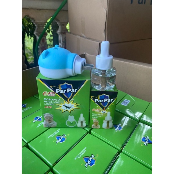 Máy đuổi muỗi CẮM THẲNG Ổ ĐIỆN xông tinh dầu parpar 480h dùng 30 đêm (kèm 1 lọ tinh dầu 480h)