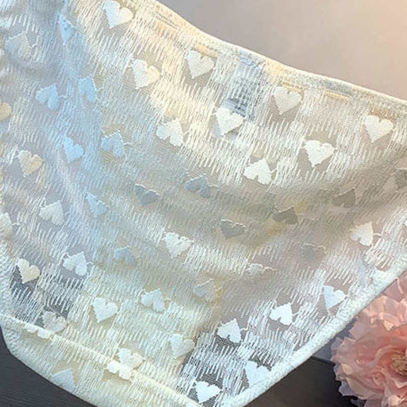 Quần Lót Cotton Lưng Thấp Phối Ren Thoải Mái Gợi Cảm Cho Nữ