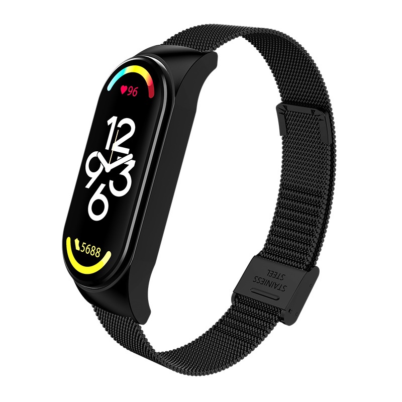 Phù Hợp Dây Đeo Thay Thế Bằng Kim Loại Cho Xiaomi Mi band 3 4 5 6 Mi Band7