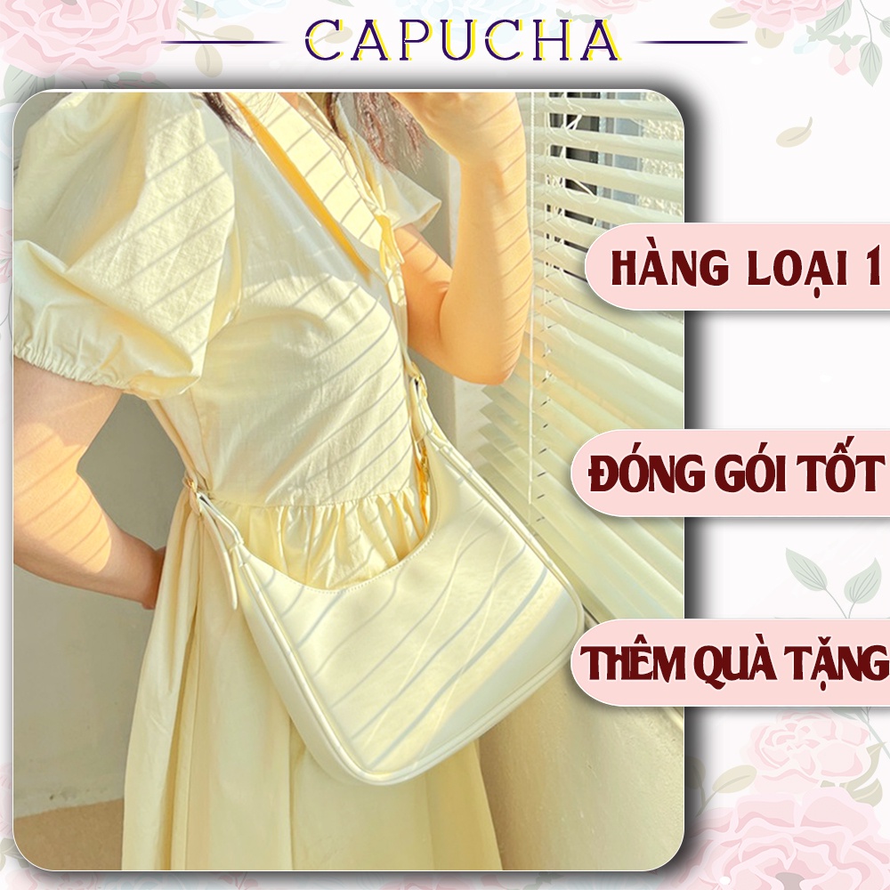 Túi xách dạo phố ngày hè trẻ trung năng động chất da mới dày hơn xịn xò hơn Capucha T3