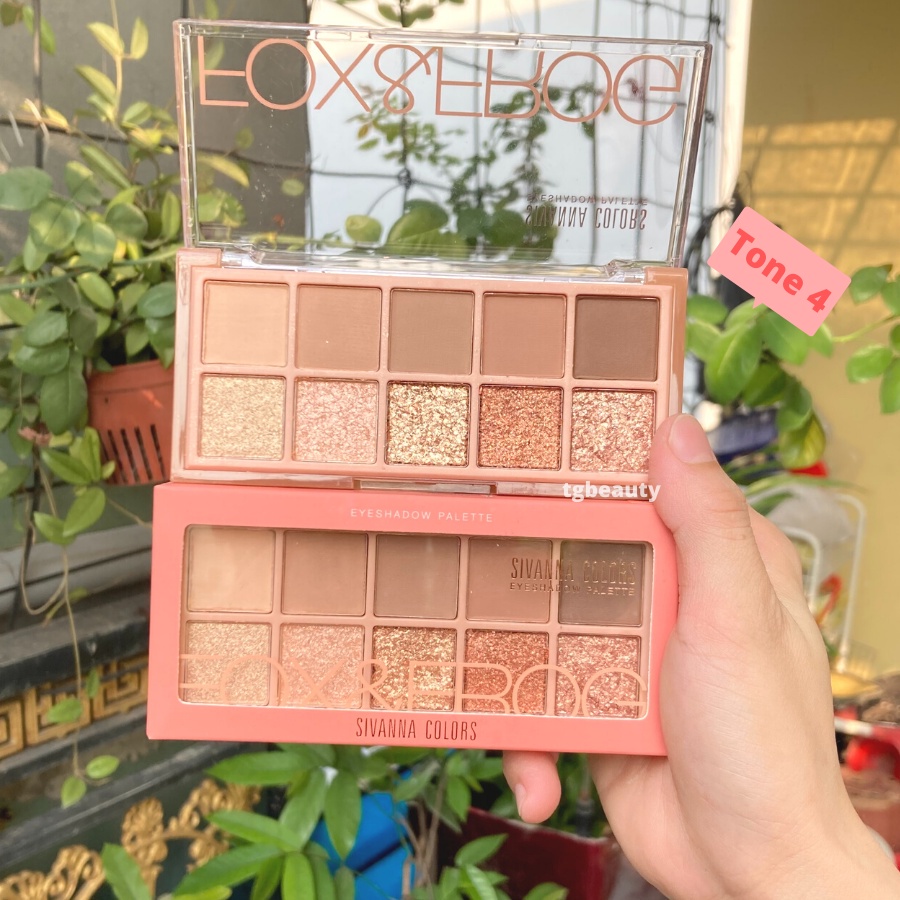 BẢNG PHẤN MẮT SIVANNA FOX & FROG EYESHADOW PALETTE - HF158 -auth Thai