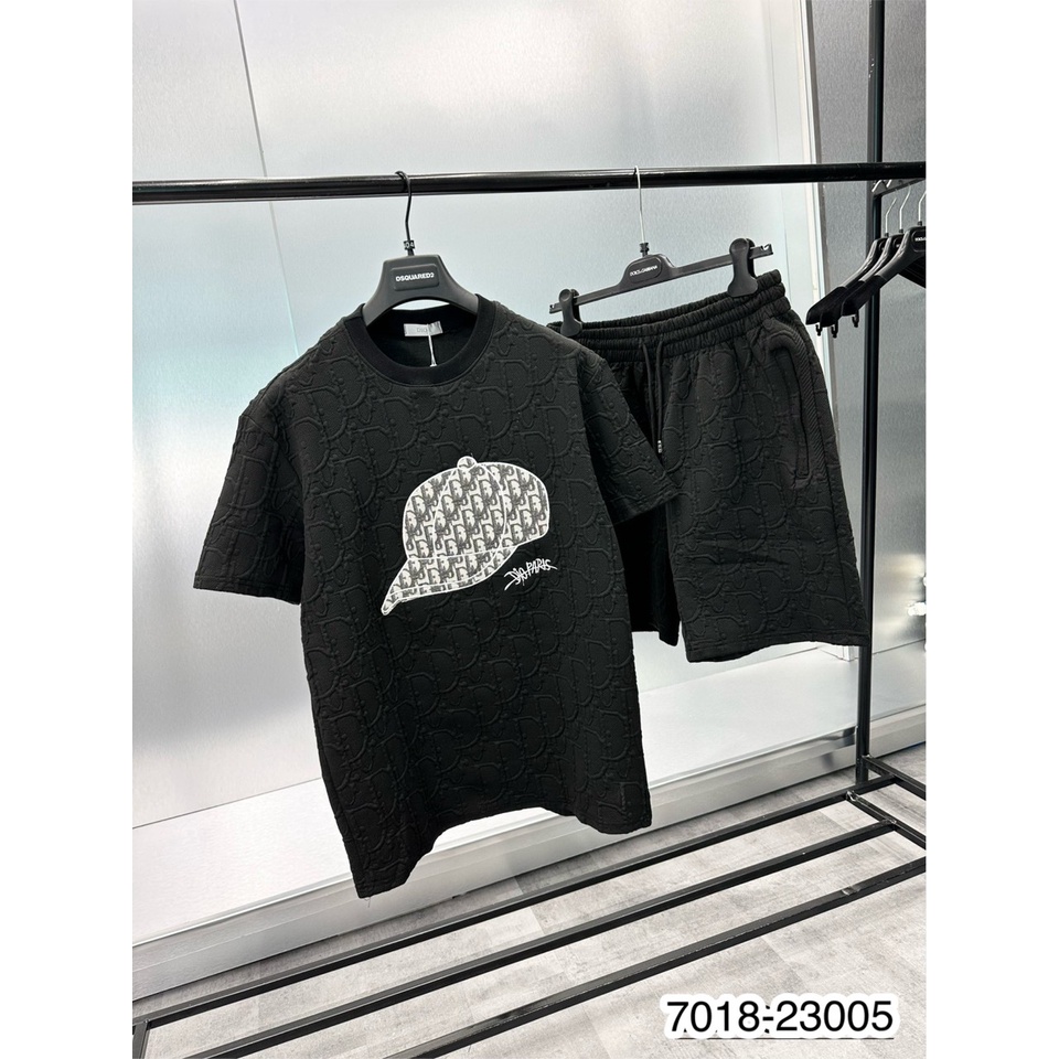 Bộ Quần Áo DI-OR Nam Thêu Họa Tiết Mũ Cao Cấp - Quần Áo Nam DI-OR Dập Vân Nổi Cực Đẹp