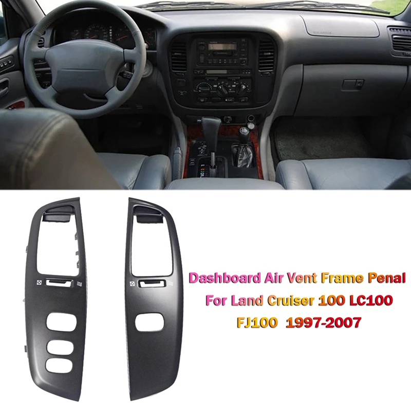 Khung Bảo Vệ Máy Điều Hòa Màu Đen Chuyên Dụng Cho Toyota Land Cruiser 100 LC100 FJ100 97-07