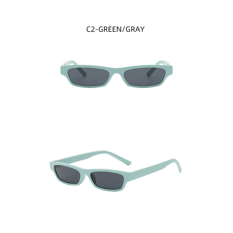 Kính Mát Gọng Vuông Nhỏ Phong Cách Âu Mỹ Thời Trang Mới 2023 Dành Cho Nam Nữ