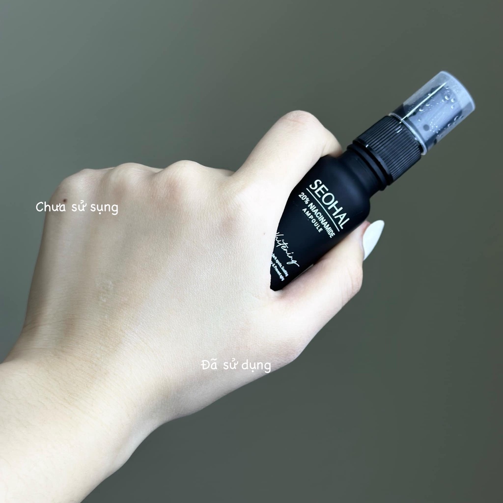 Tinh chất se khít lỗ chân lông và làm trắng da 20% Niacinamide Seohal Ampoule