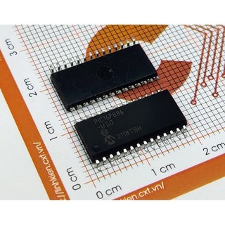 Pic16f886-i/so ic mcu 8-bit 14kb flash 28soic