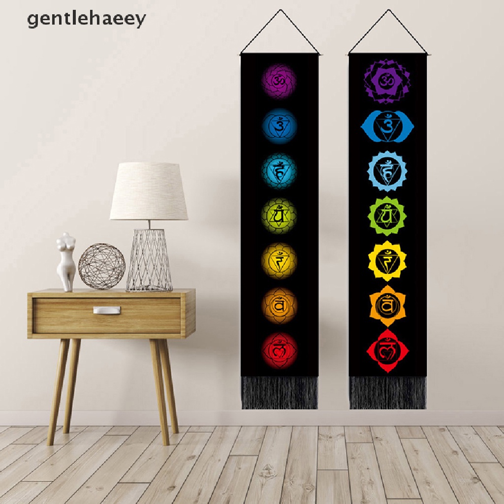 Thảm Treo Tường Trang Trí Phòng Ngủ / Yoga Chủ Đề Công Nghiệp Luân Xa Luân Xa Màu Đen