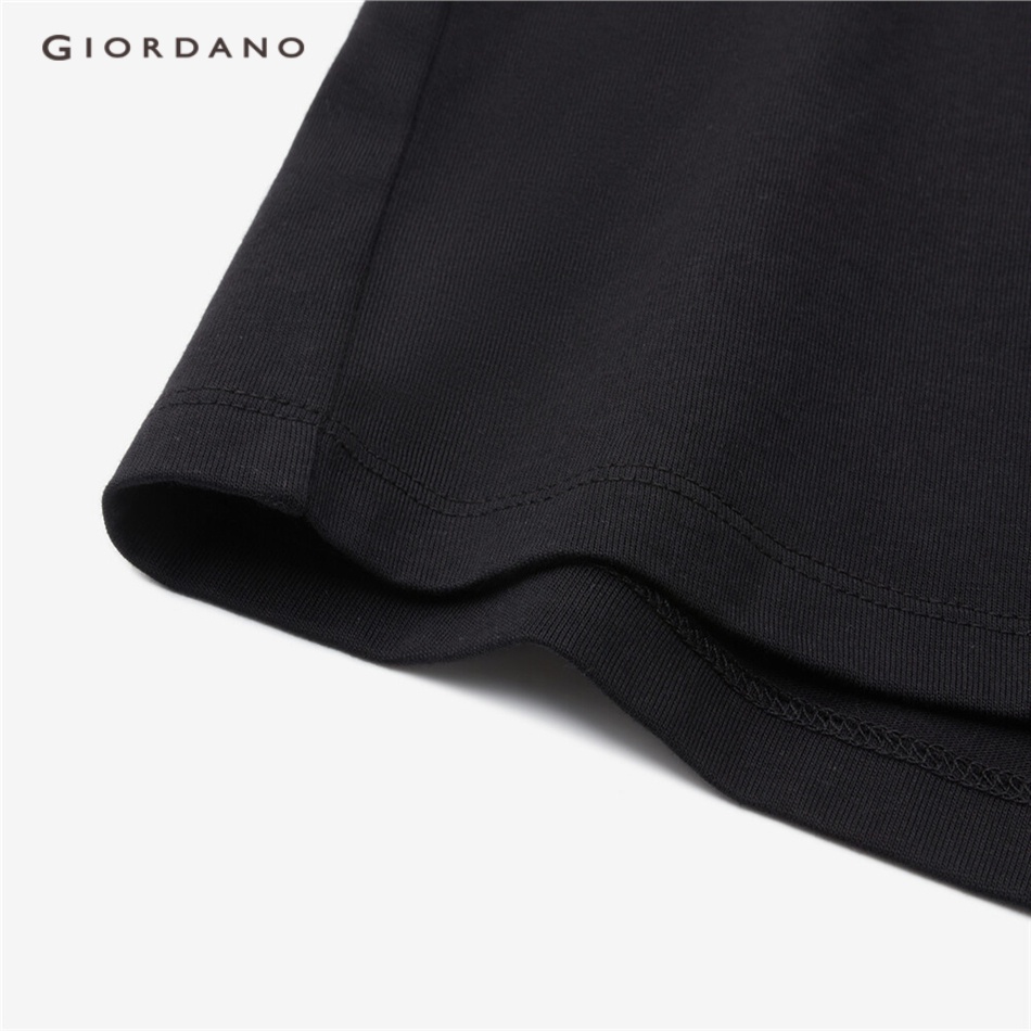 Áo thun nữ GIORDANO 05393385 tay ngắn họa tiết động vật thêu xinh xắn