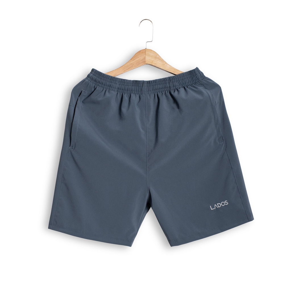 Quần short dù thể thao nam co giãn có dây rút LADOS 4086 thấm hút tốt, chạy bộ, tập gym, túi có khóa kéo sale