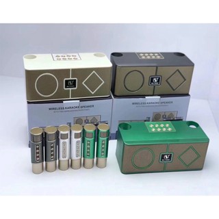Loa karaoke bluetooth ys-215 kèm hai micro không dây âm thanh lớn hát hay