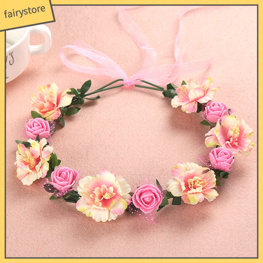 Băng Đô Cài Tóc Đính Hoa / Vương Miện Tùy Chỉnh Thời Trang Cho Nữ [Fairy1] [Fairy1]