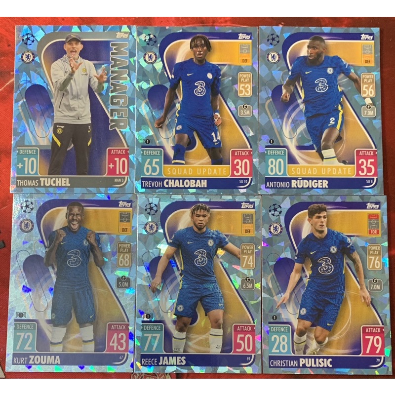 Thẻ Match Attax Chelsea 2021/22