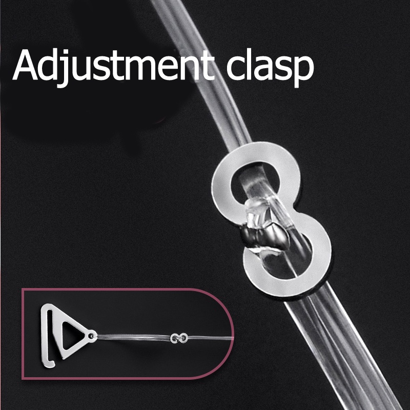 FINETOO Dây Áo Ngực Trong Suốt Siêu Mỏng Không Lộ Viền Chống Trượt Cho Nữ