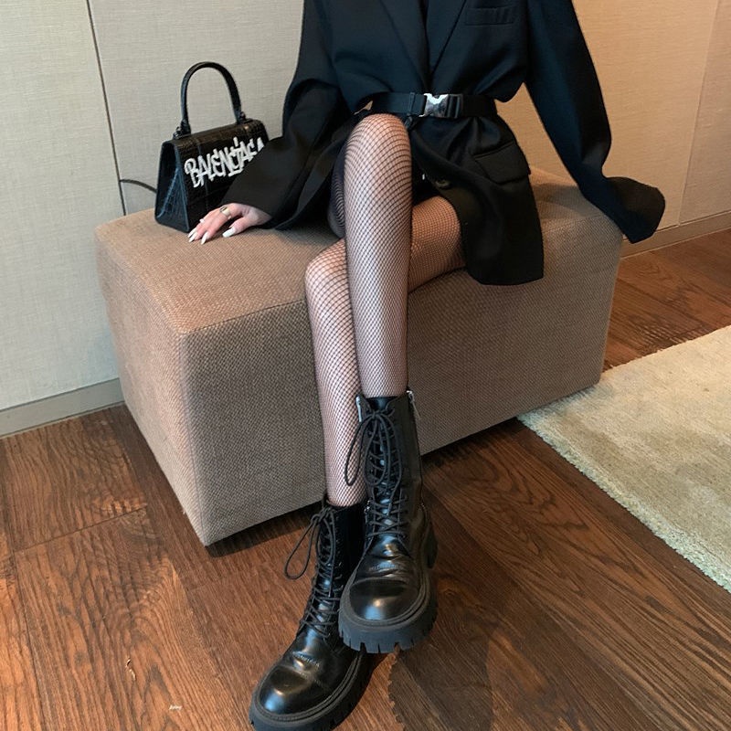 Xijing Quần Tất Lưới Hình Viên Kim Cương Quyến Rũ Gợi Cảm Cho Nữ