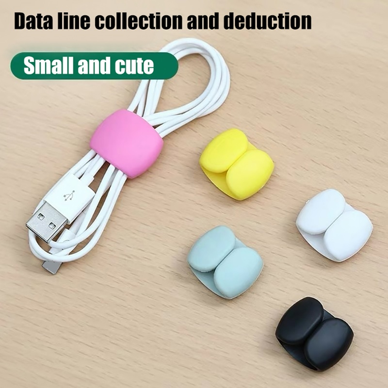 Giá Đỡ Cuộn Dây Điện / Dây Cáp Sạc USB Hình Tròn Thiết Kế Nhỏ Gọn Tiện Dụng