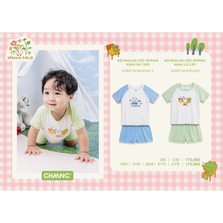 Chaang Bộ raglan cộc Spring bé trai SS2023