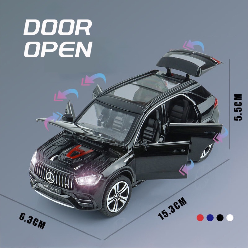 Mô Hình Xe Hơi Benz GLE 63 Tỉ Lệ 1: 32 Bằng Hợp Kim Có Đèn Và Nhạc Độc Đáo Sống Động