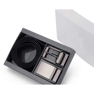 Dây nịt nam cao cấp 2 mặt full box kèm túi giấy