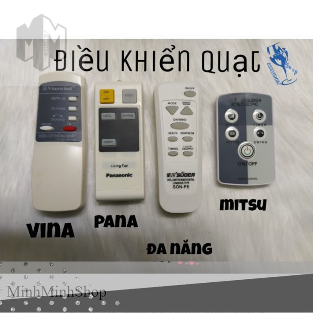 Điều khiển nhận tín hiệu mạch quạt mitsu -điều khiển đa năng