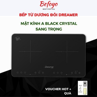 Bếp từ dương đôi dreamer chống tràn dka-dic135b - dka-dic135g - giao màu ngẫu nhiên - bảo hành 12 tháng