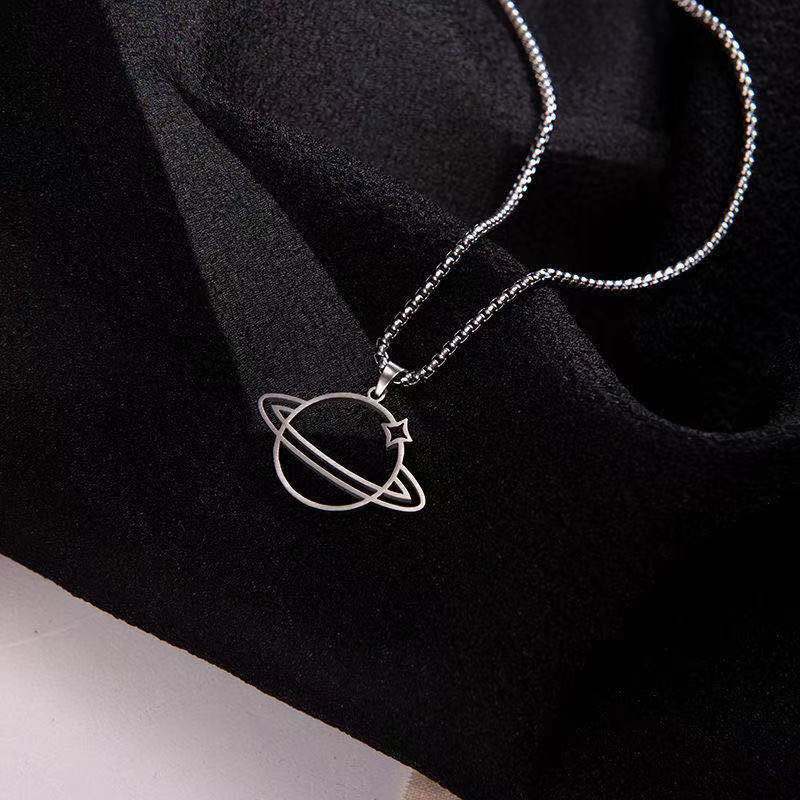 Vòng cổ Bằng Thép Không Gỉ Thiết Kế Rỗng Phong Cách Hiphop Thời Trang Cho Nam Và Nữ