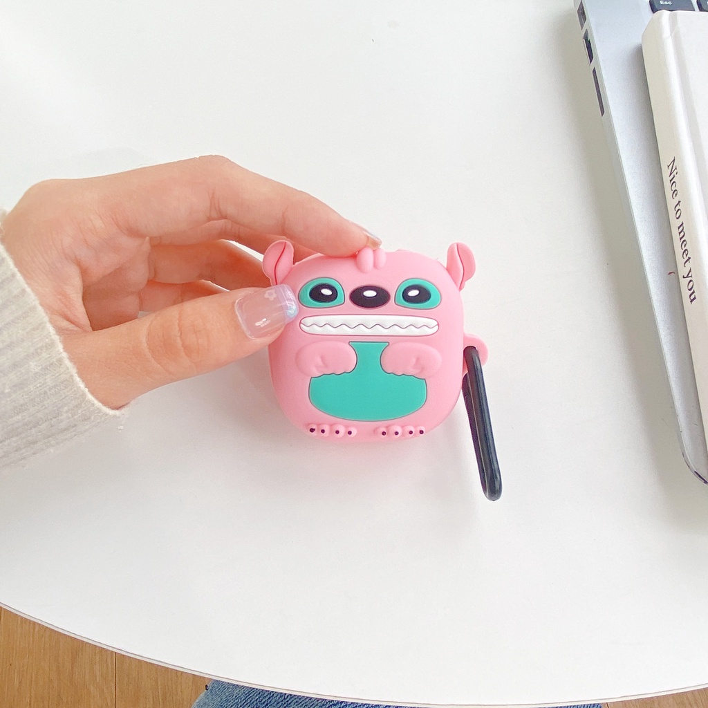 Vỏ Bảo Vệ Hộp Sạc Tai Nghe bluetooth samsung buds live / 2 / 2pro / pro / fe Bằng Silicon Hình Khủng Long Dễ Thương
