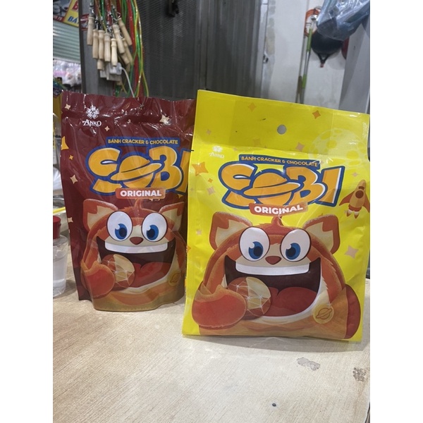 HÀNG CHÍNH HÃNG - Bánh kẹo Sobi  Anko cracker & chocolate gói 190g và 320g