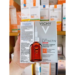 Vichy - Dưỡng chất (serum) 15% Vitamin C nguyên chất giúp làm sáng và cải thiện làn da lão hóa Lifactiv Vitamin C 20ml