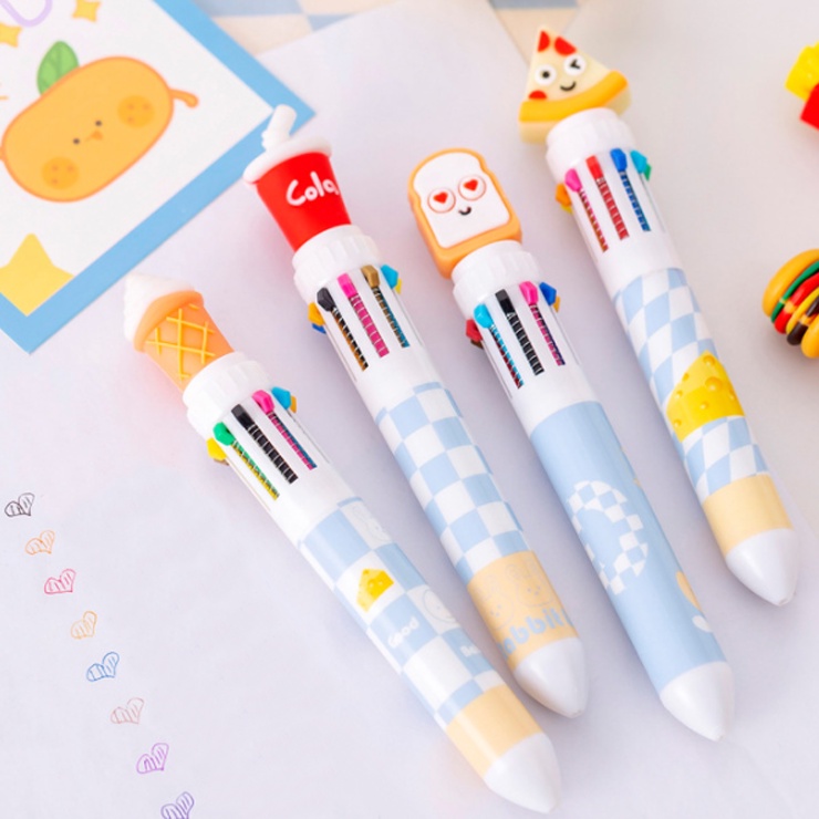 1 Bút Bi Silicon Nhiều Màu Dễ Thương