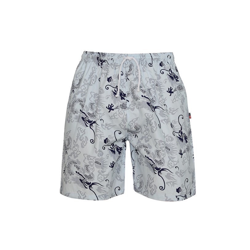 Quần short nam lưng thun cotton mặc ở nhà thoáng mát - Hometex chính hãng