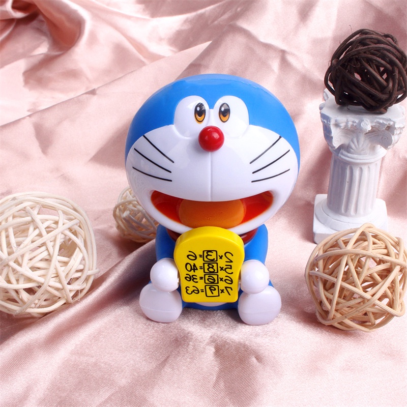 Mô Hình Nhân Vật Doraemon 9cm Bằng PVC Dùng Trang Trí Vườn