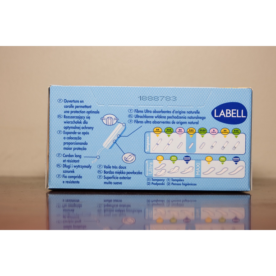 Tampon Labell dạng que ngày thường không cần đẩy 32M