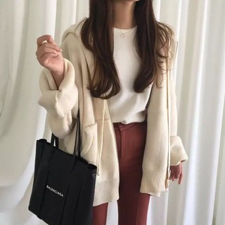 (Order 7-10 ngày) Áo khoác len ulzzang (kèm ảnh thật)