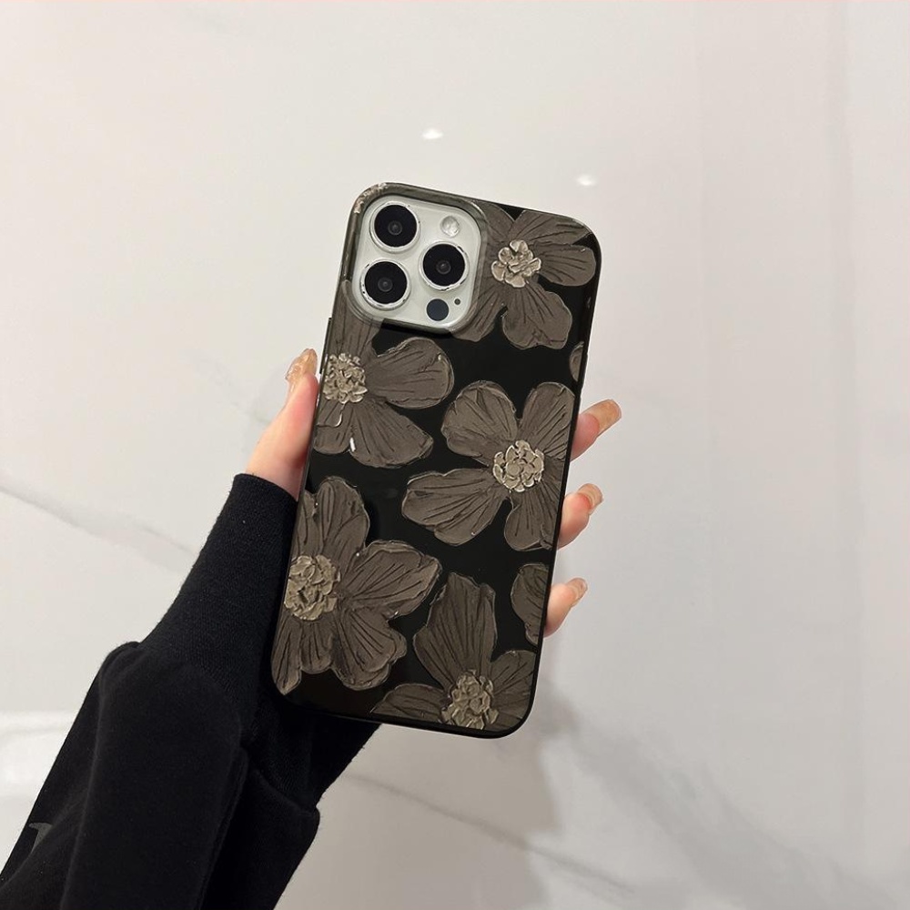 Ốp Điện Thoại Silicone Mềm Chống Sốc In Hình Hoa Cho IPhone 11 Pro Max 13 Pro Max 12 Pro Max 7Plus Xr XS Max