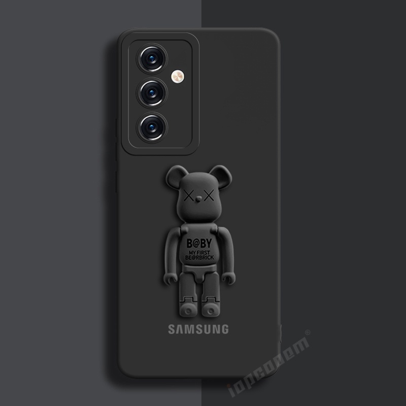 Ốp Điện Thoại Silicon Mềm Có Giá Đỡ Hình Gấu Dễ Thương Cho Samsung Galaxy A54 A34 A24 A14 A73 A53 A23 5G A13 4G
