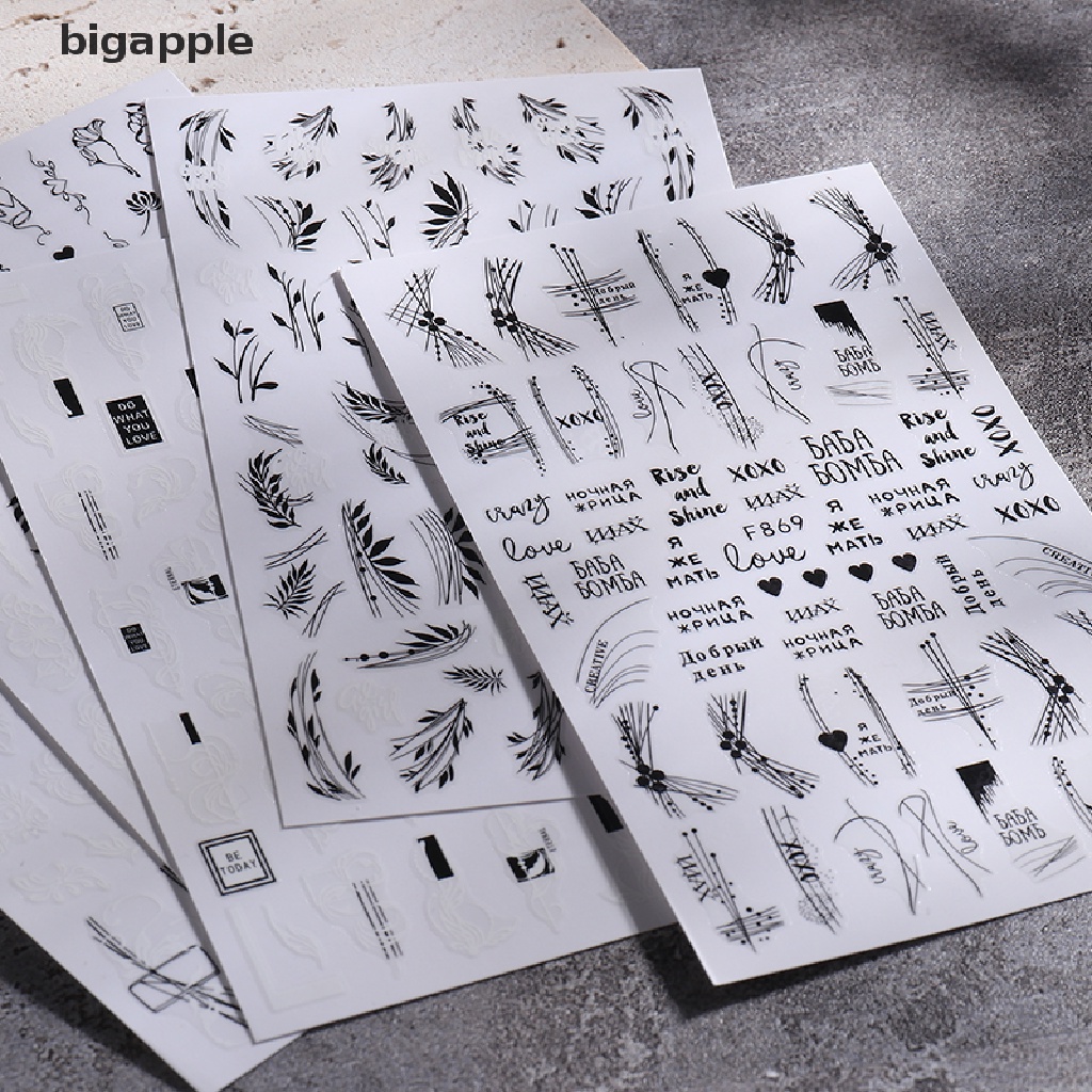 1 Tờ Miếng Dán Trang Trí Móng Tay Họa Tiết Hoa Và Bướm Độc Đáo Thời Trang