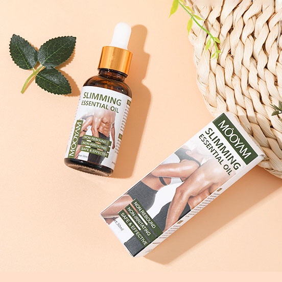 Tinh dầu massage giảm béo MOOYAM slimming essential oil 30ml Tập thể dục, đốt mỡ, giảm cân, tạo hình